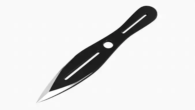 Throwing knife 09 3D model