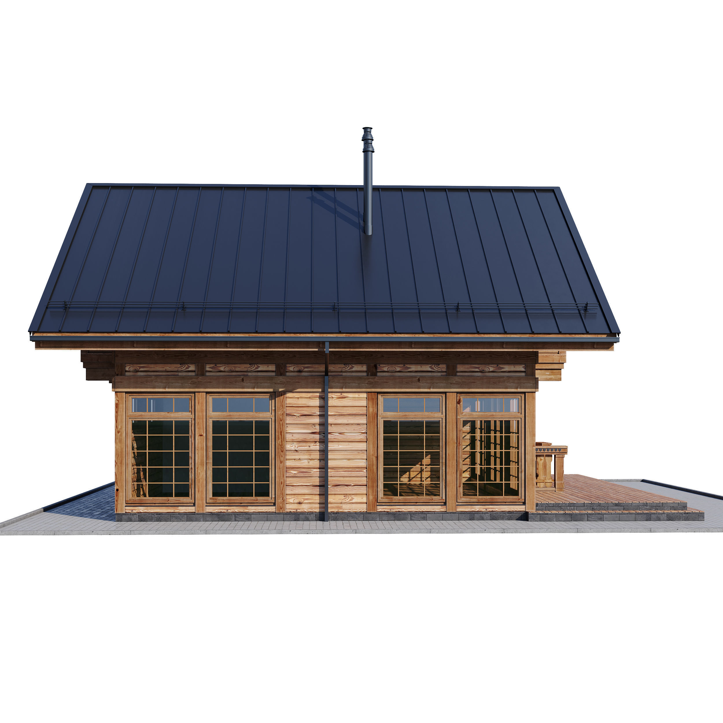 Eco wood v5 3D model_9