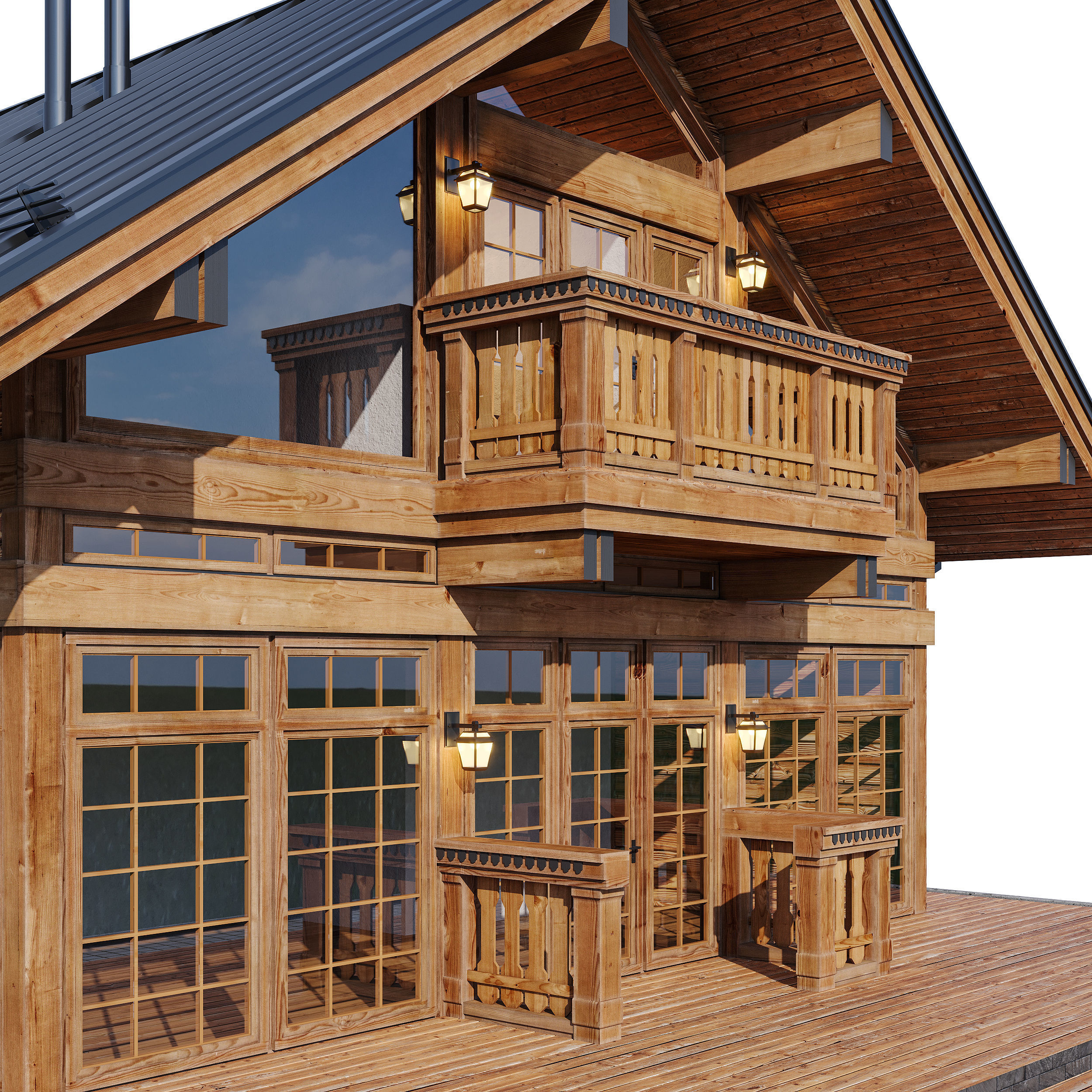 Eco wood v5 3D model_1