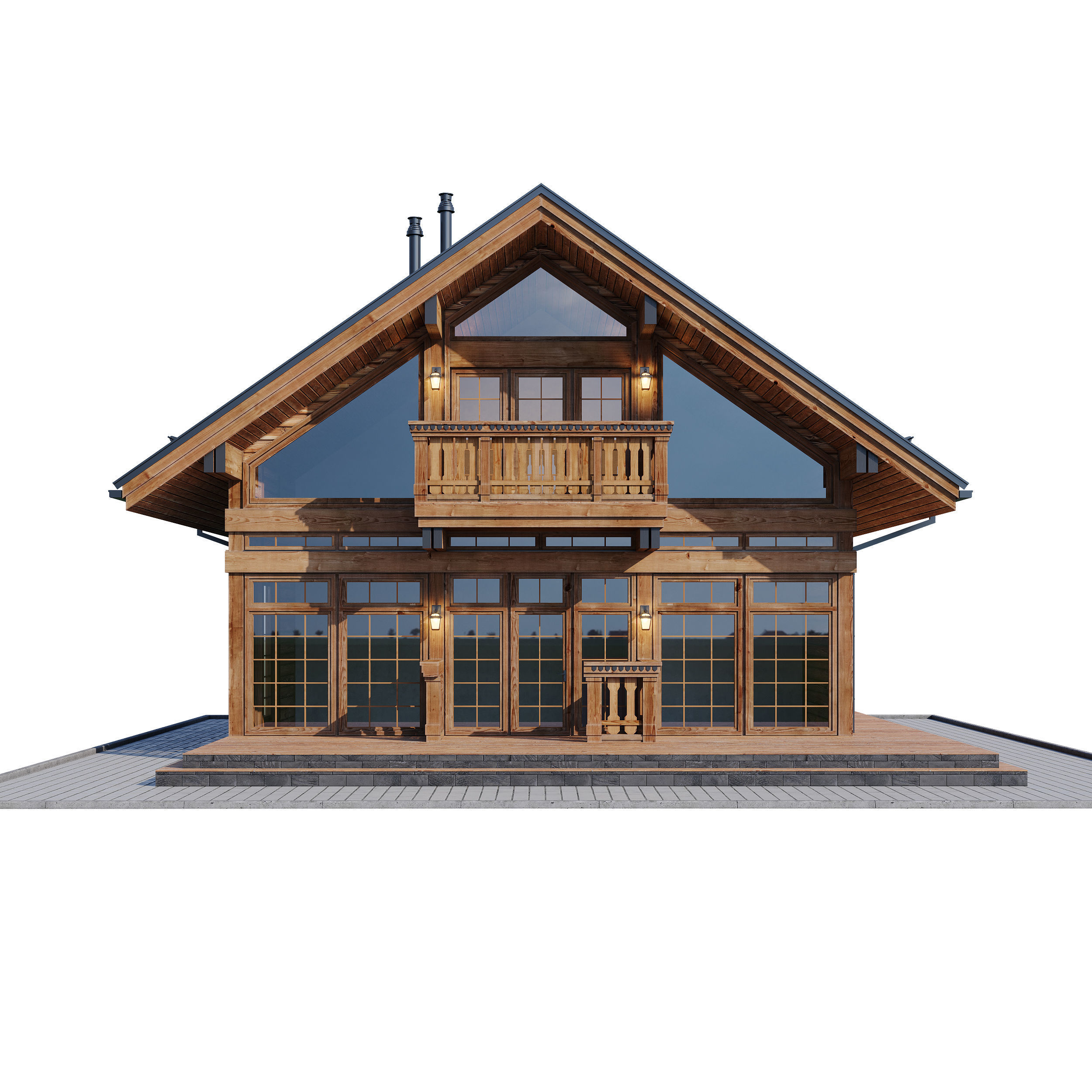 Eco wood v5 3D model_6