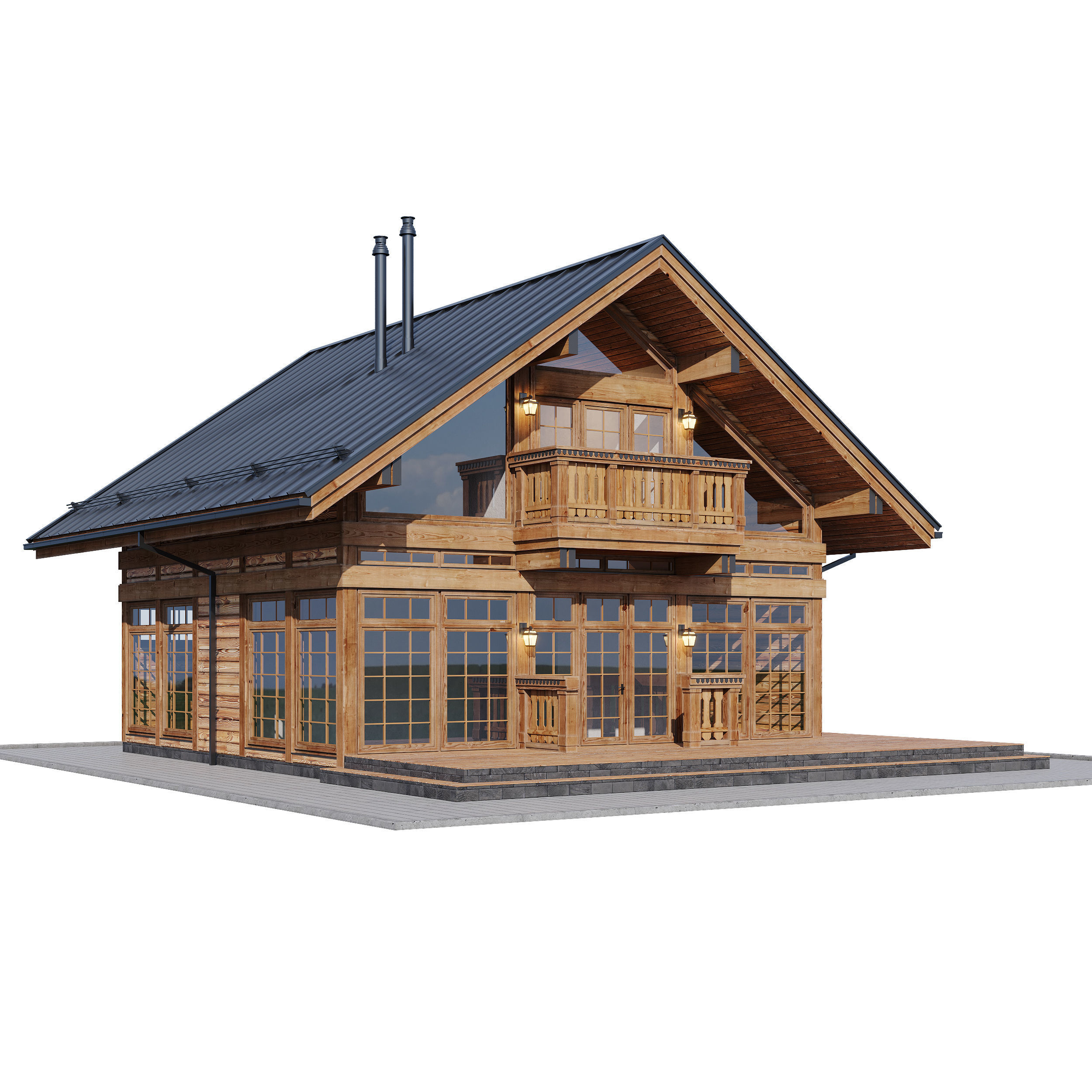 Eco wood v5 3D model_2