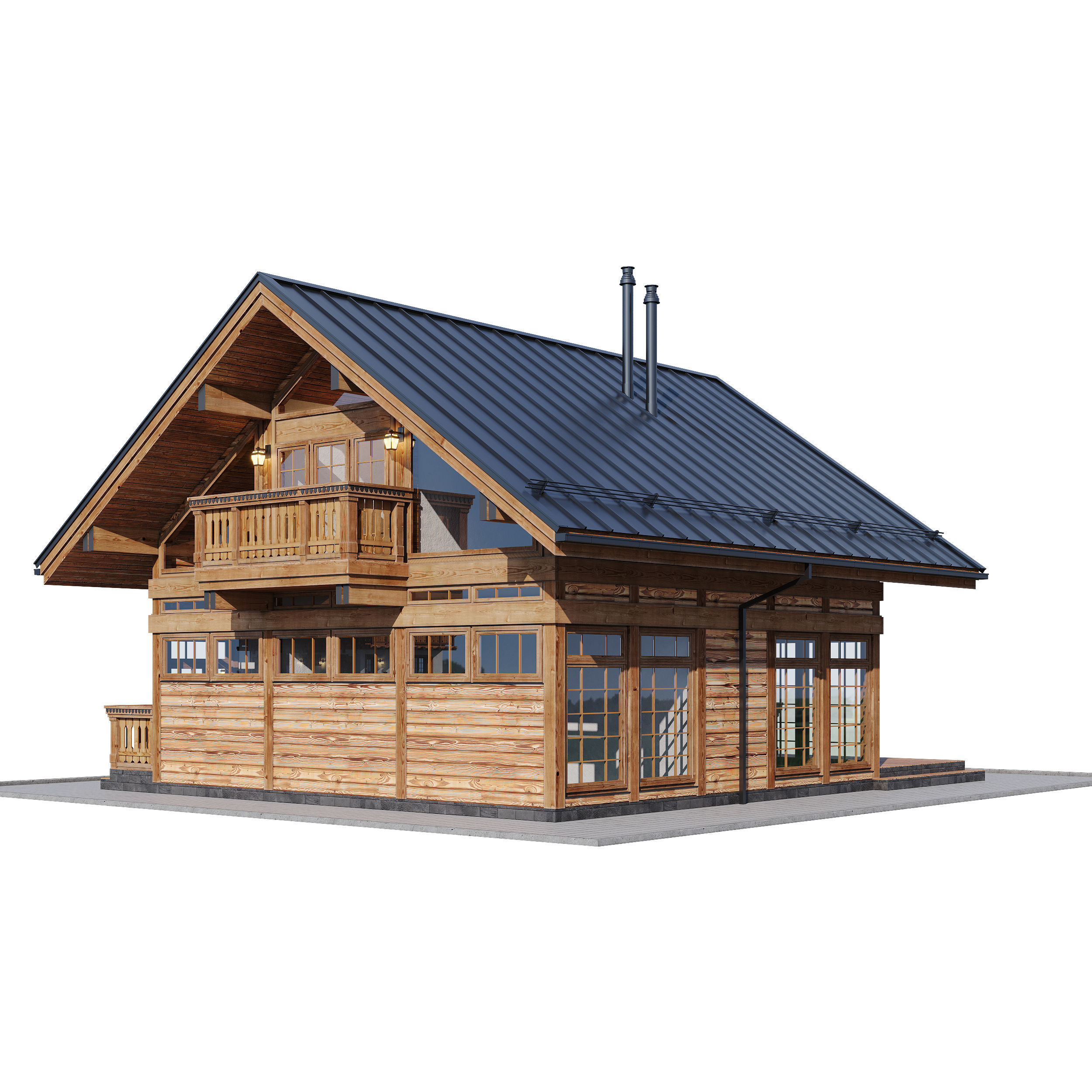 Eco wood v5 3D model_4