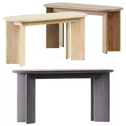 Ferm Living Bevel bench 3D model