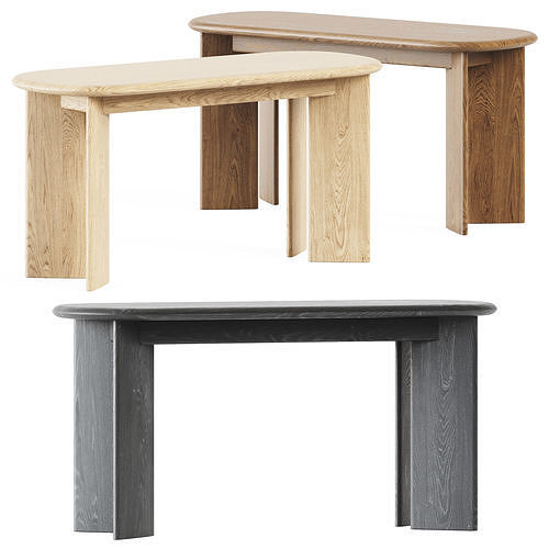 Ferm Living Bevel bench 3D model