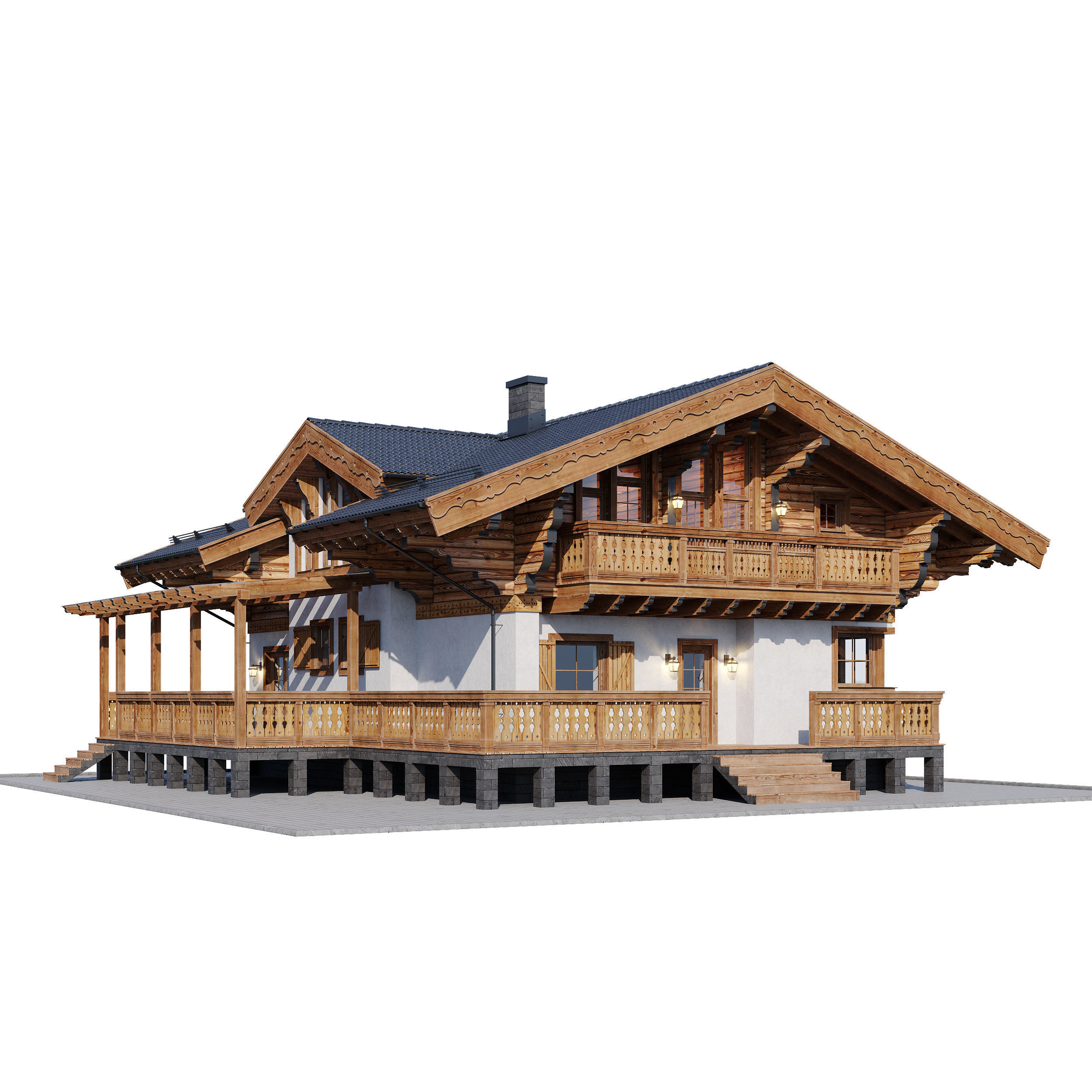 Eco wood v6 3D model_3