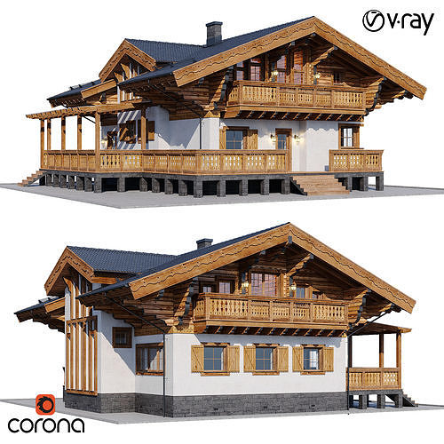 Eco wood v6 3D model