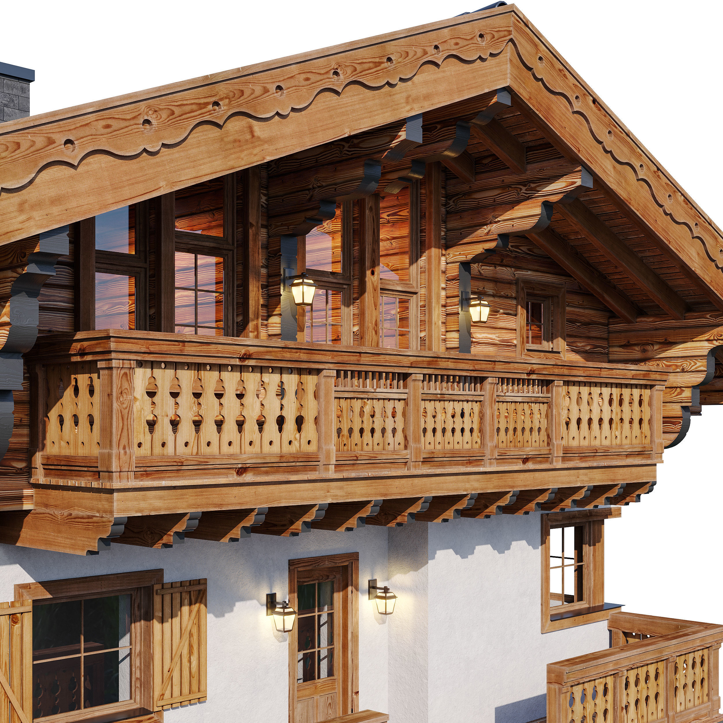 Eco wood v6 3D model_1