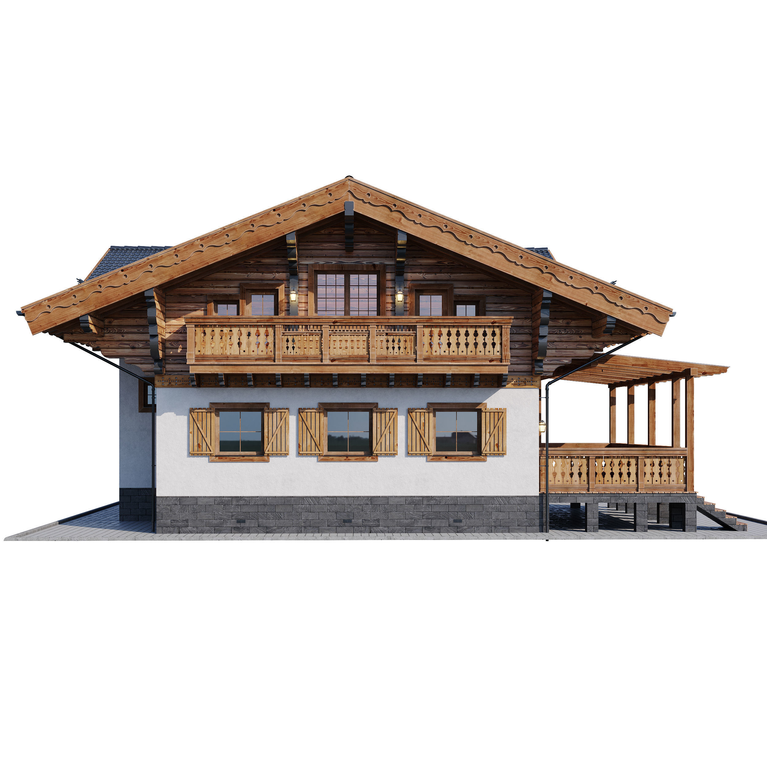 Eco wood v6 3D model_9