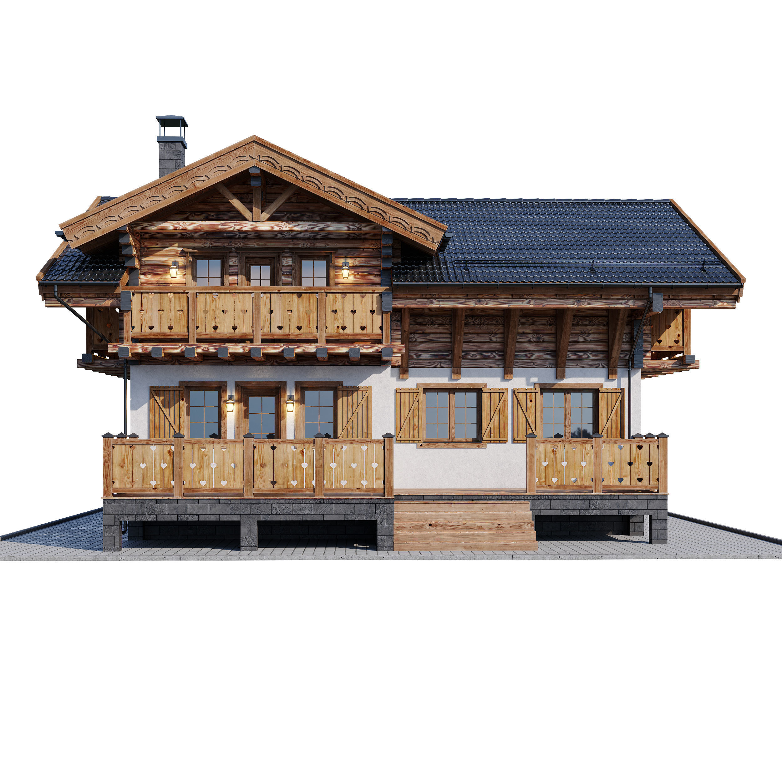 Eco wood v7 3D model_8