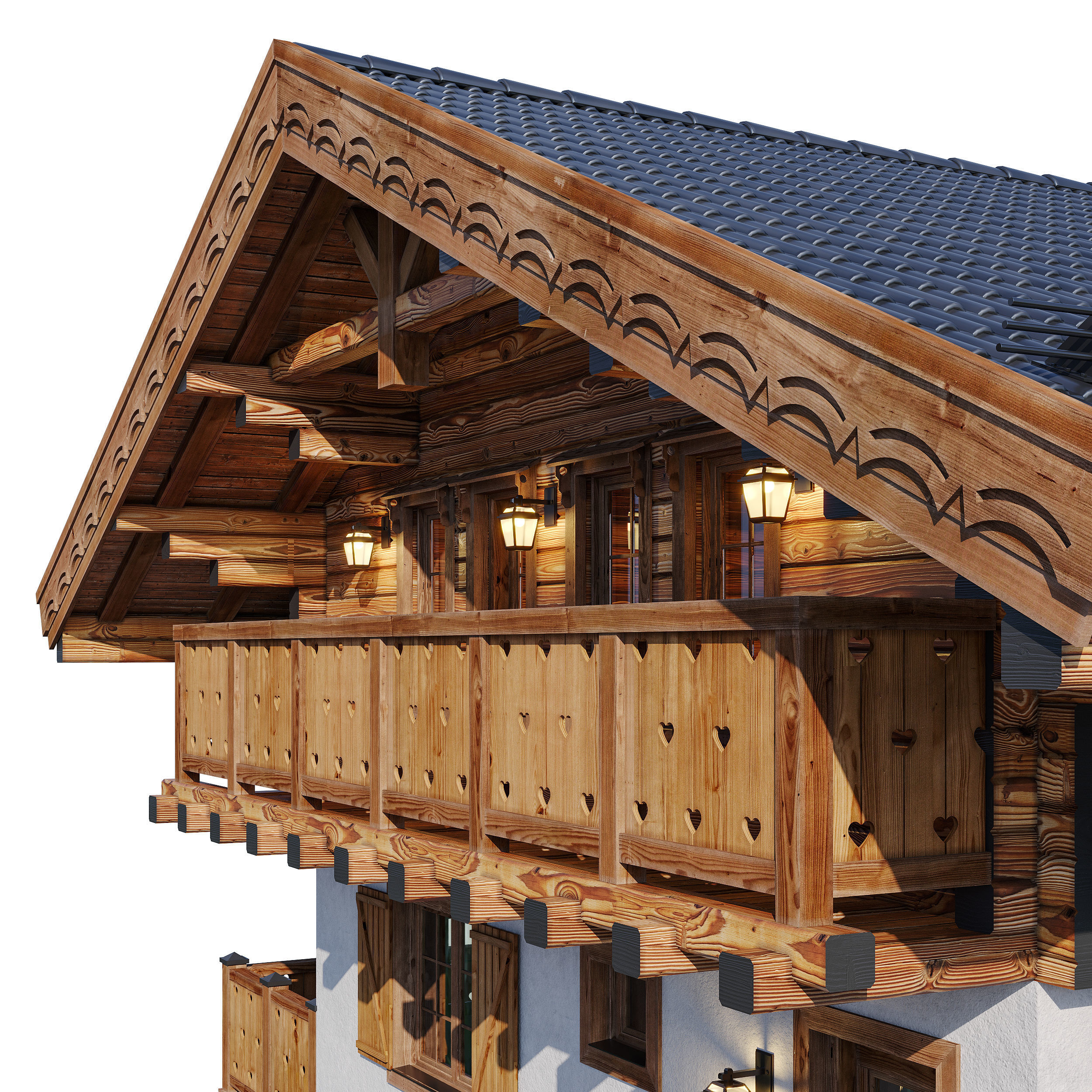 Eco wood v7 3D model_1