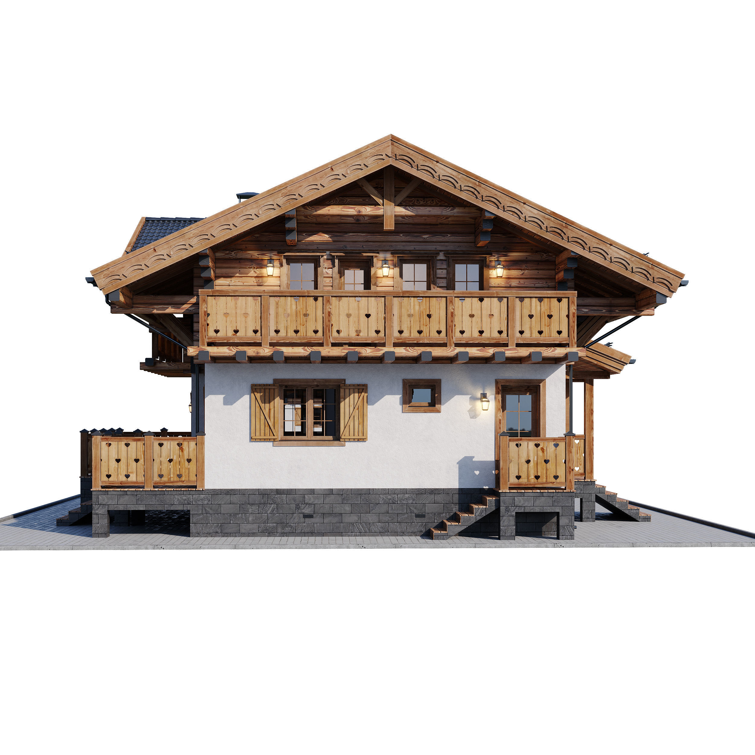 Eco wood v7 3D model_9