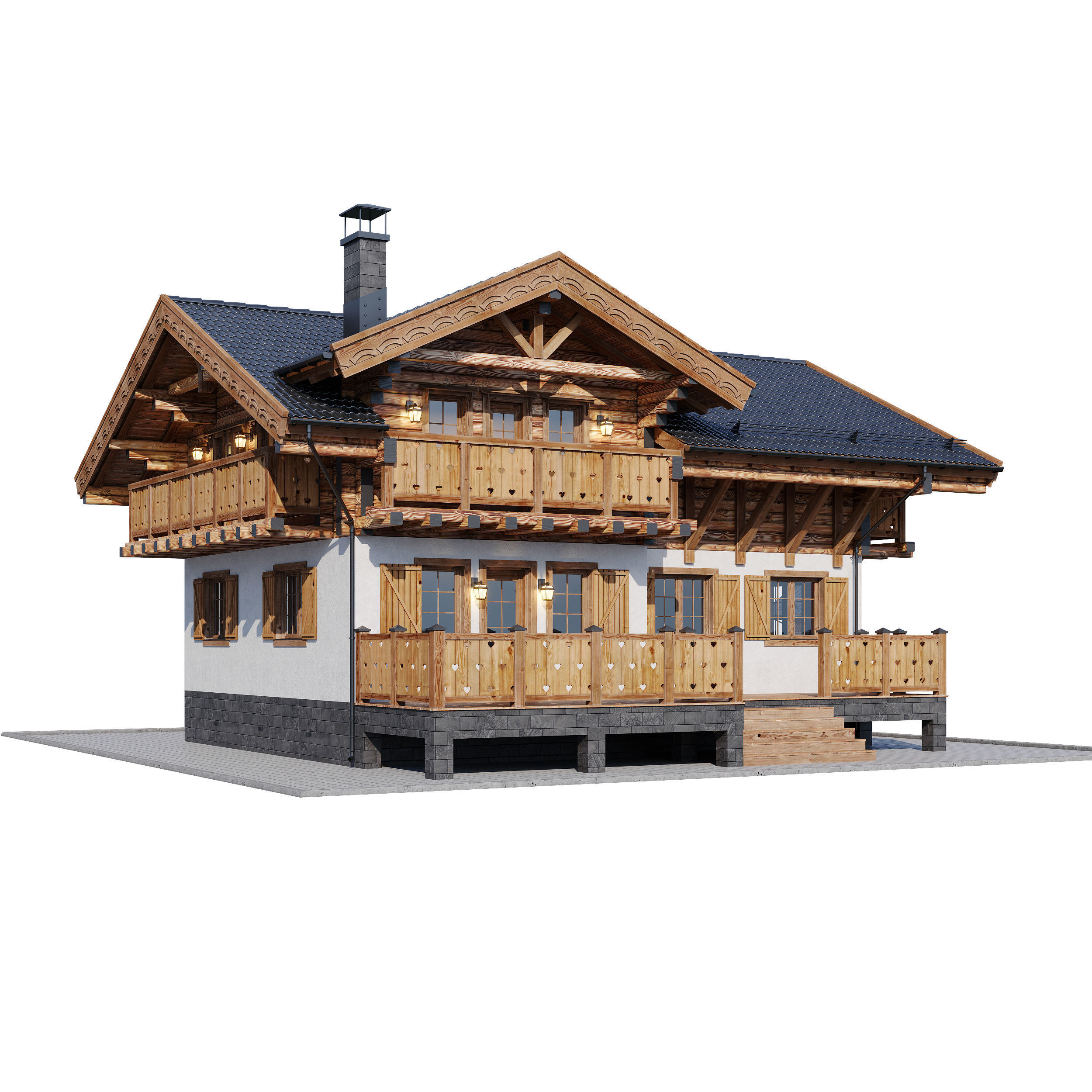 Eco wood v7 3D model_3