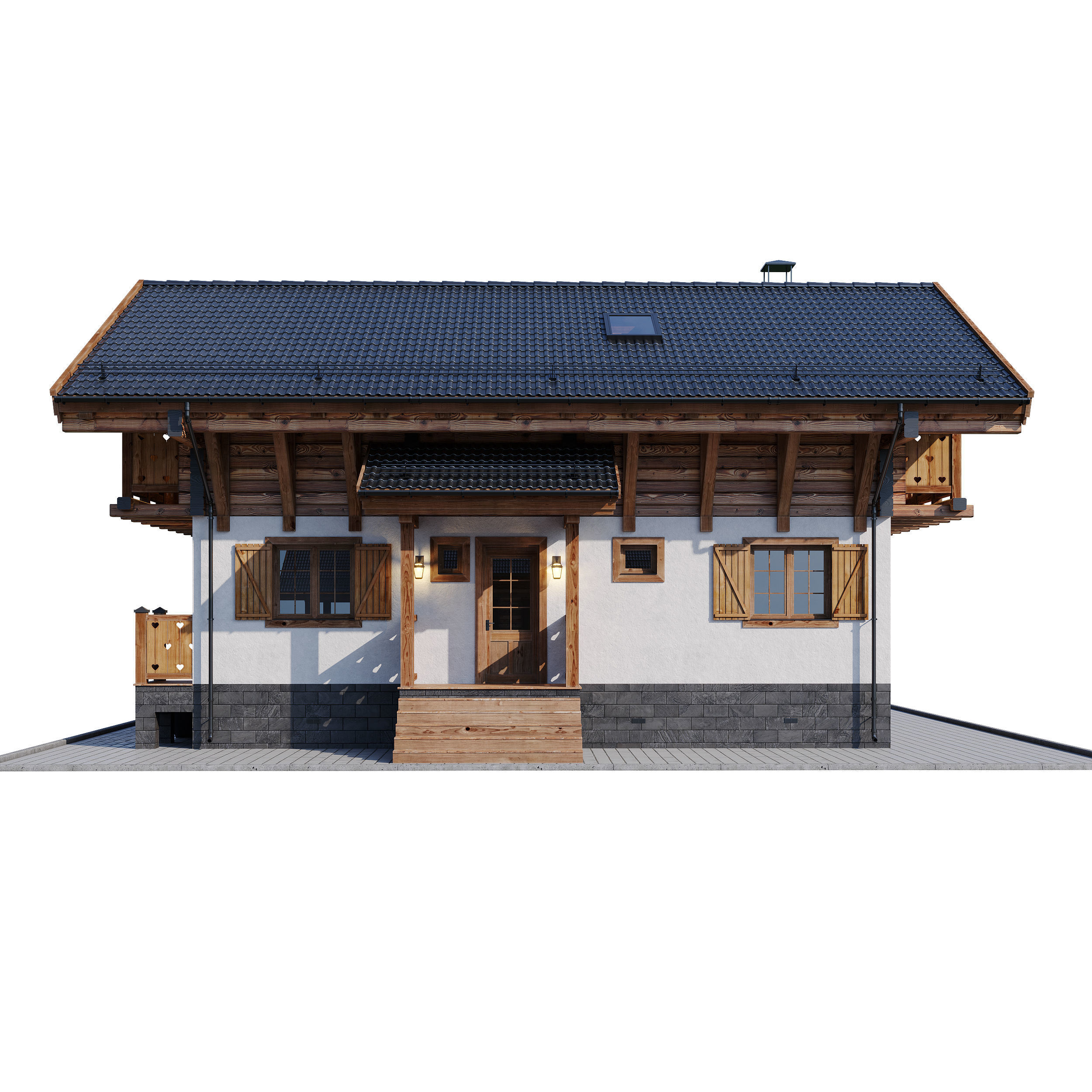 Eco wood v7 3D model_6