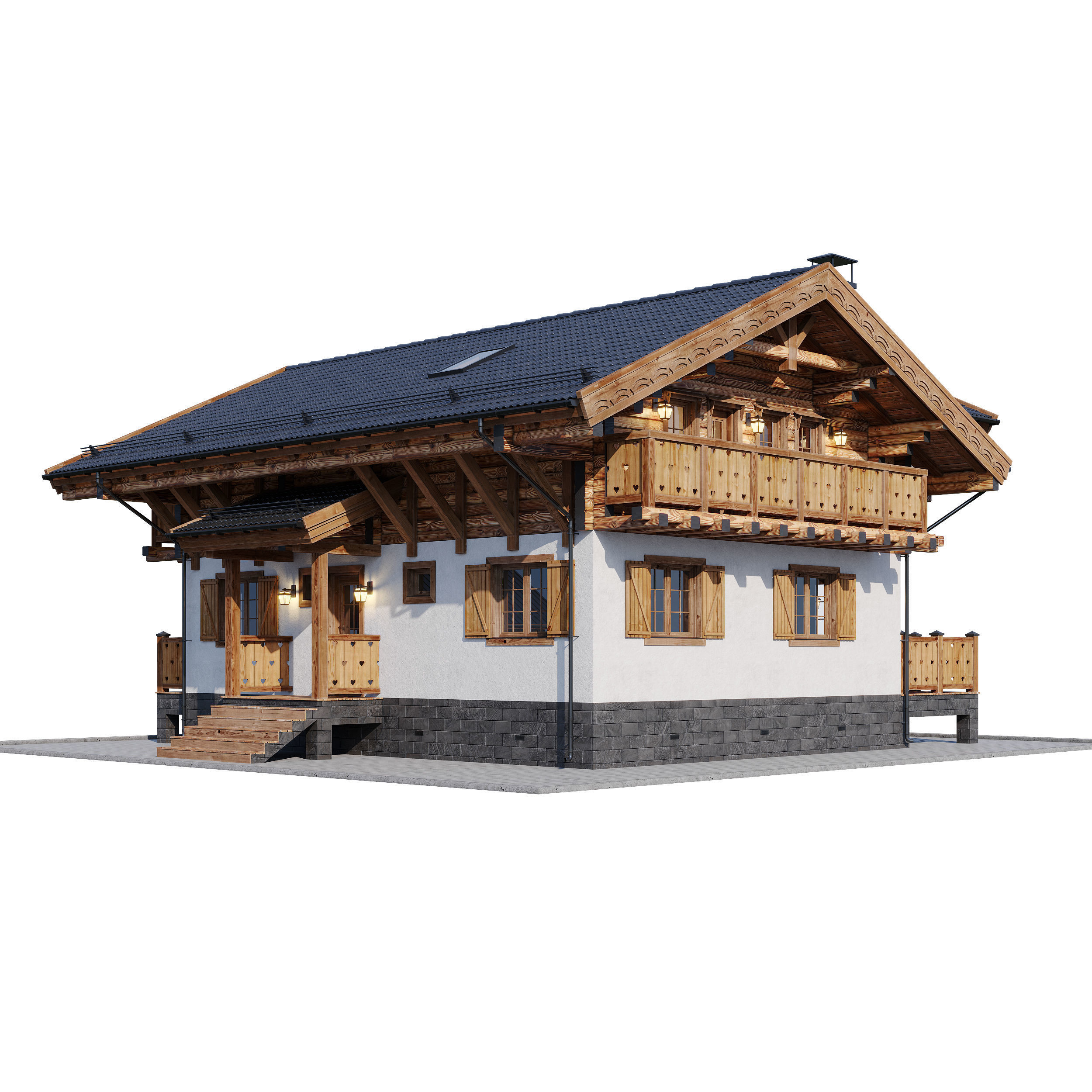 Eco wood v7 3D model_5