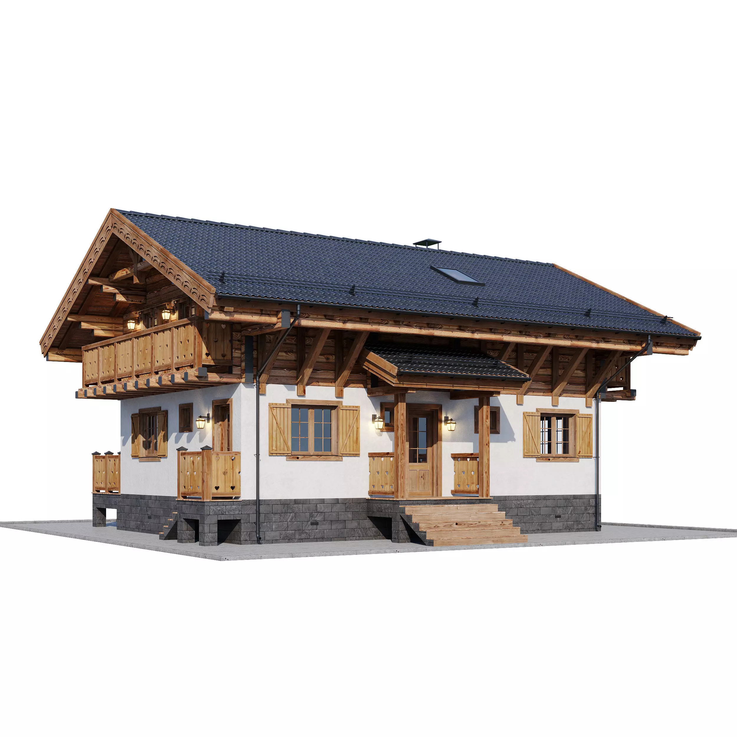 Eco wood v7 3D model_0