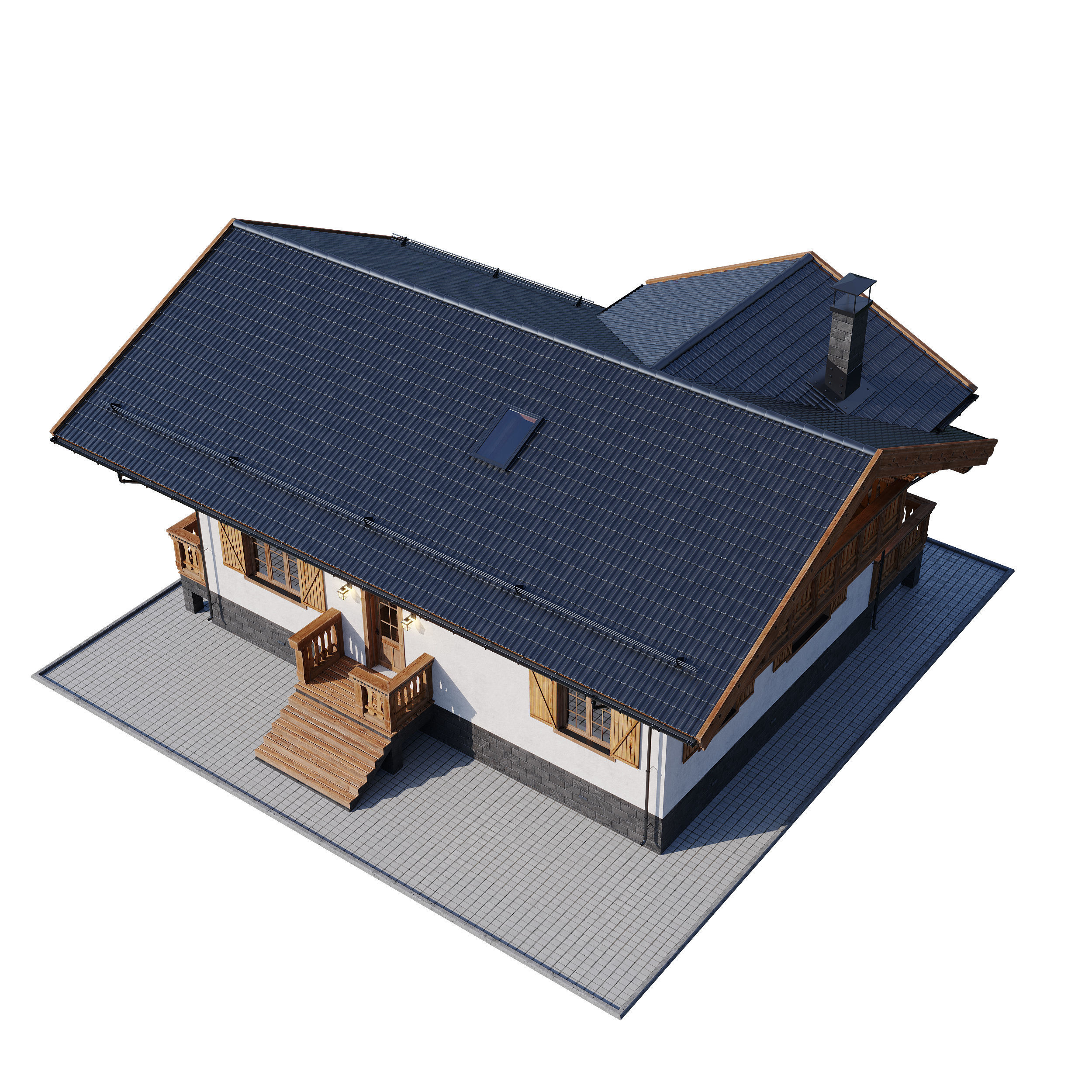 Eco wood v8 3D model_10