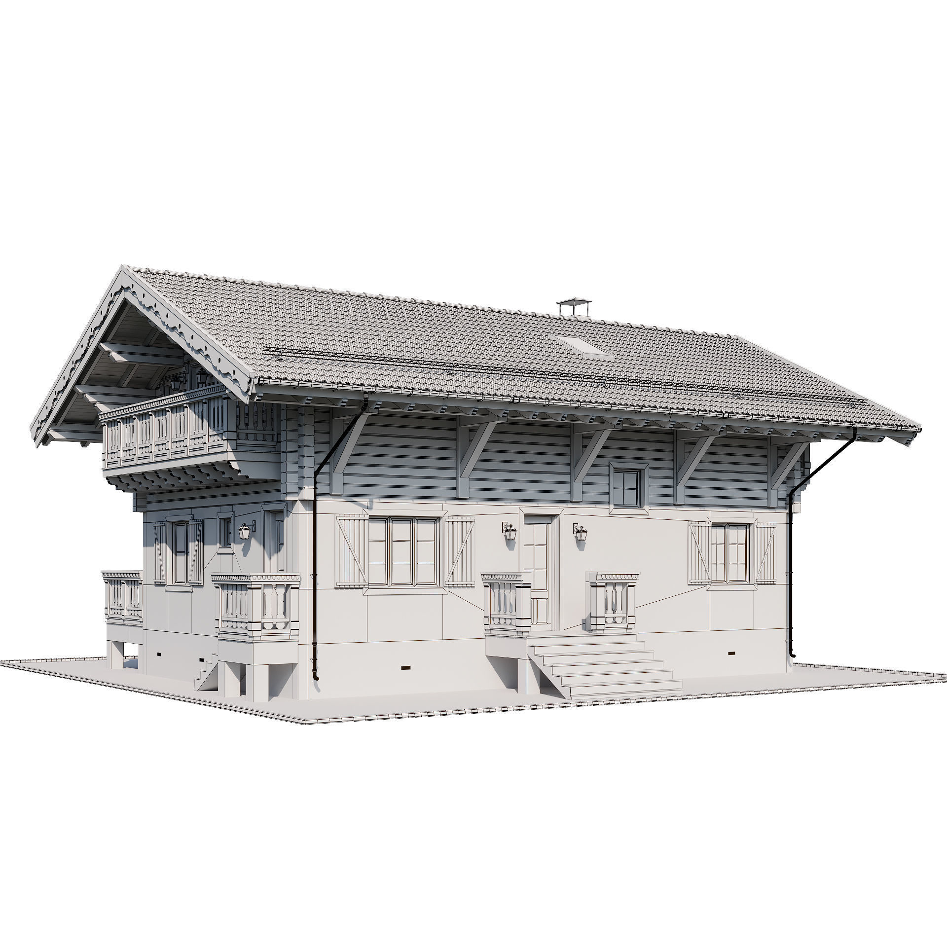 Eco wood v8 3D model_11