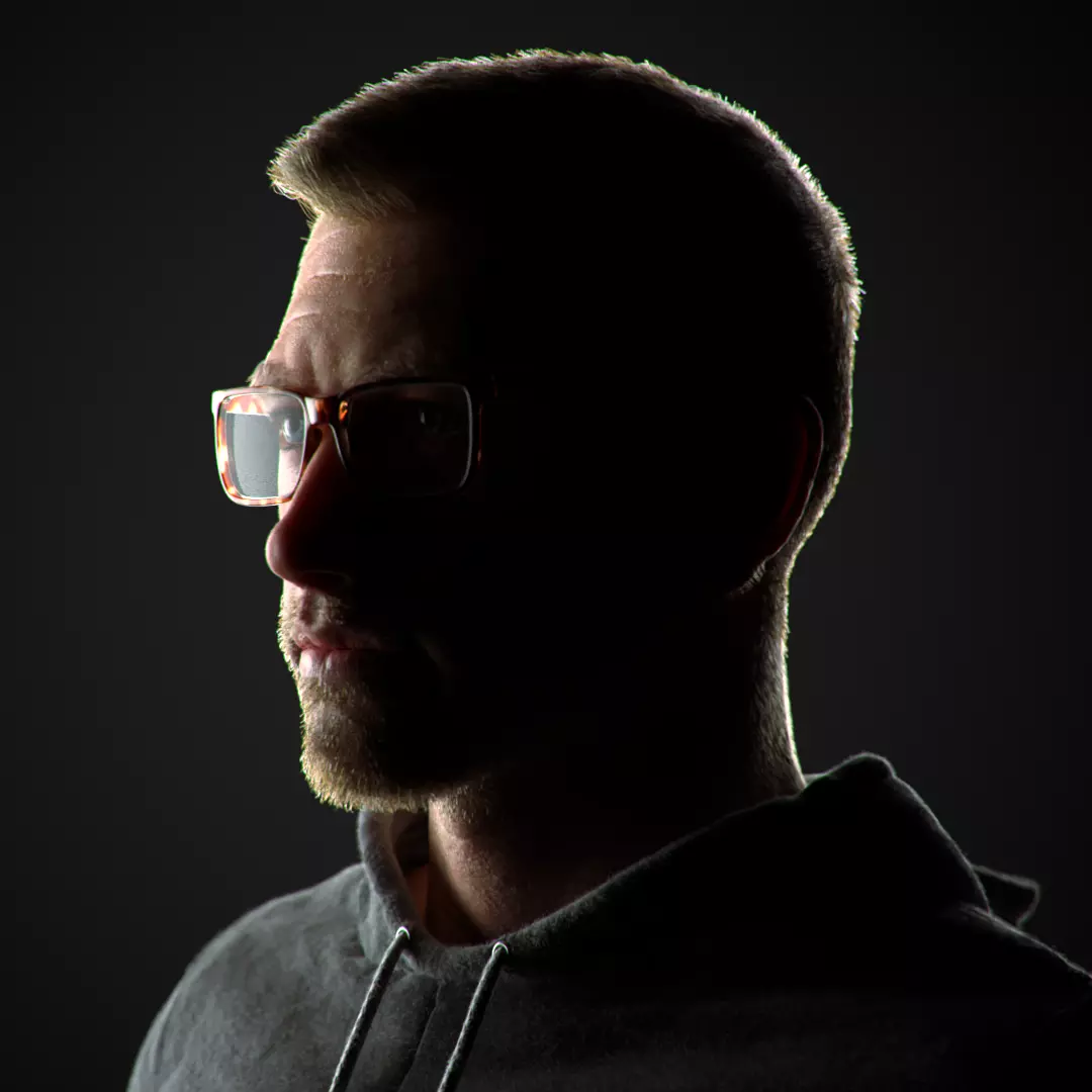 Colin potrait model blender 3D model