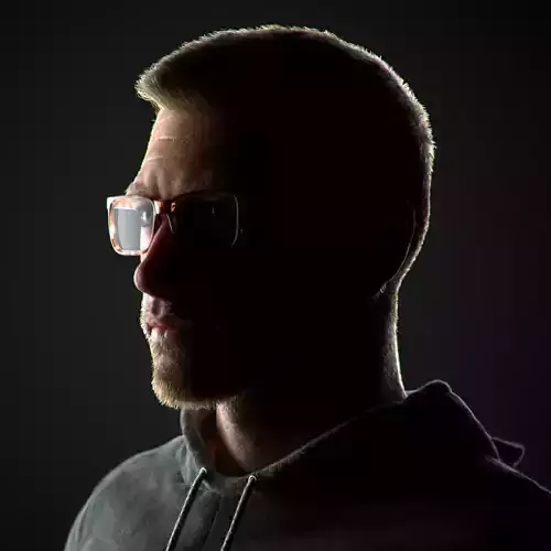 Colin potrait model blender