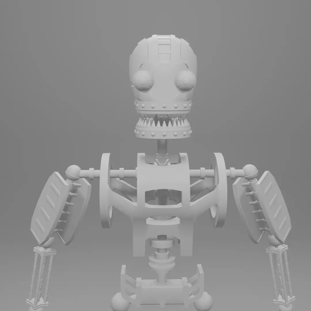 The Fnaf Skeleton Low-poly 3D model