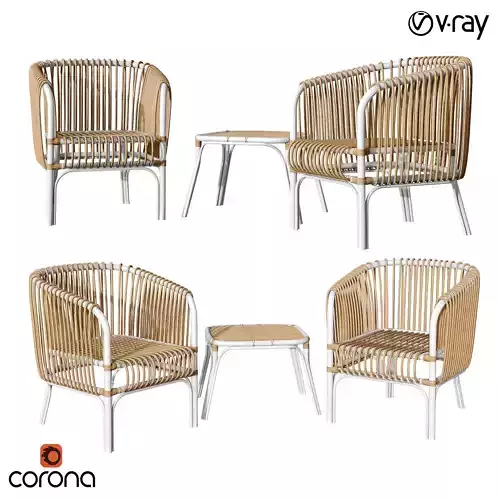 Rattan outdoor set 