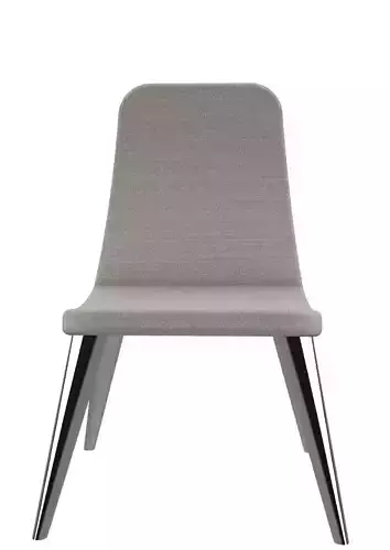 chair lounge with fabric and metal legs