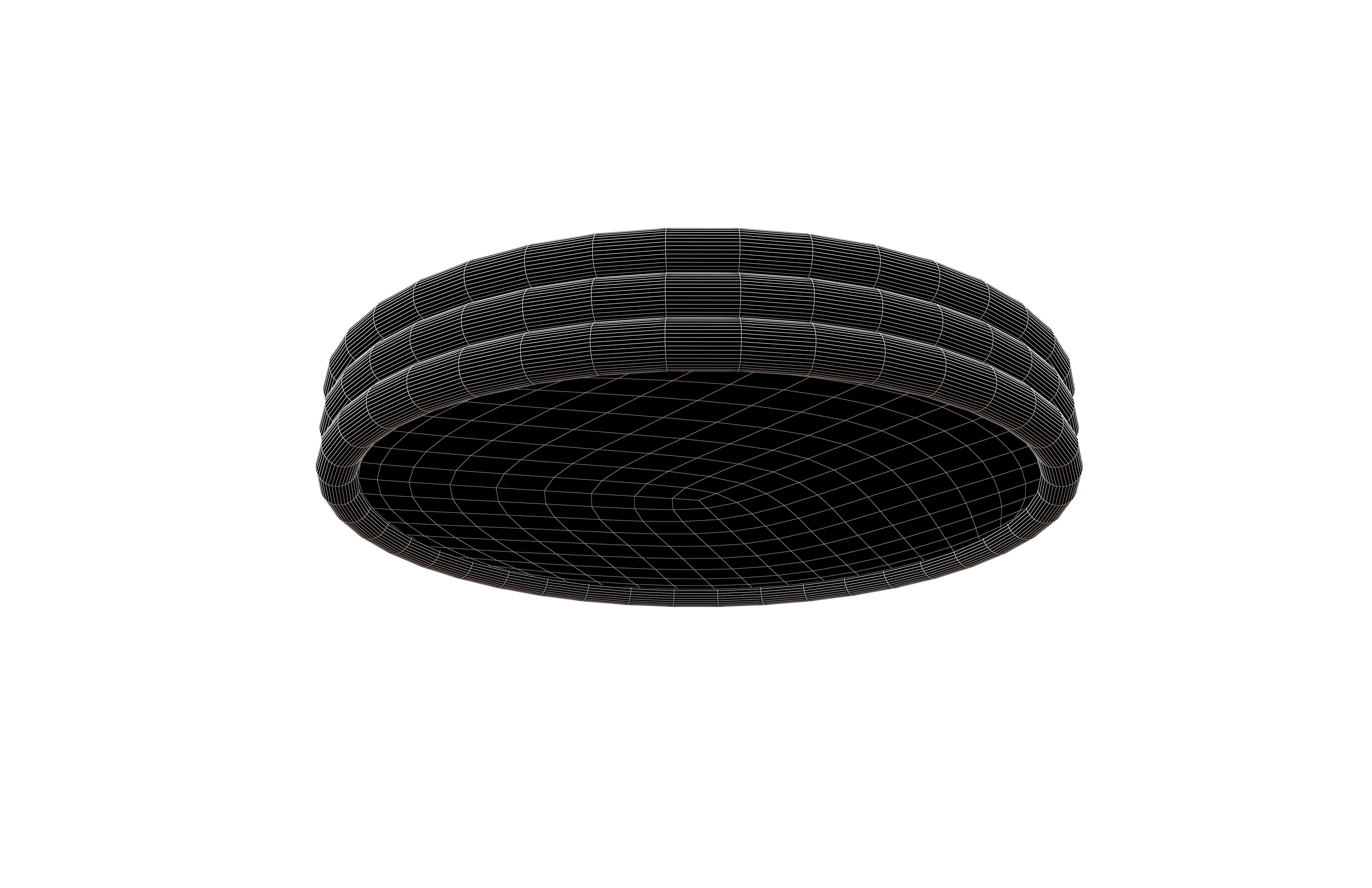 Inflatable Ring Pool v1 001 Low-poly 3D model_6