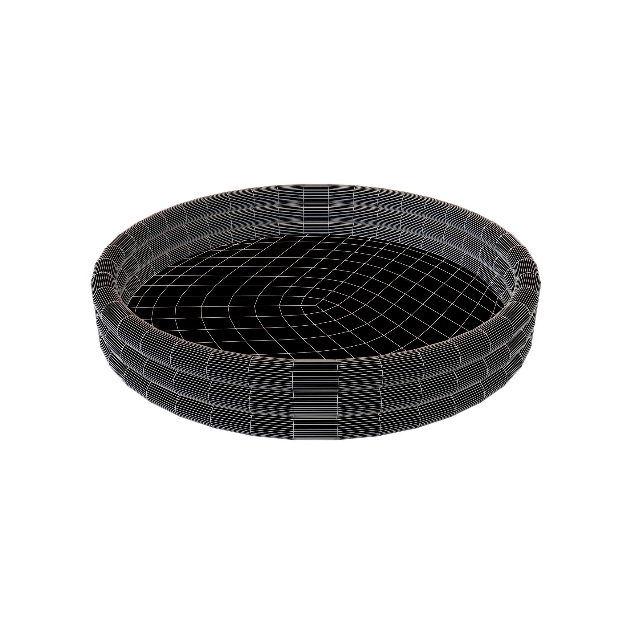 Inflatable Ring Pool v1 001 Low-poly 3D model_7