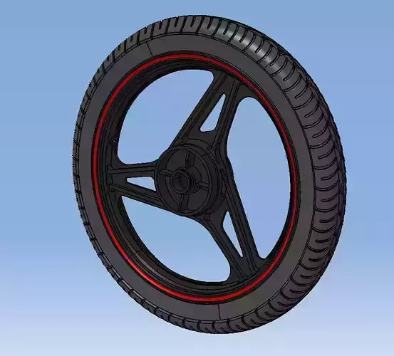 Rear wheel YBR 125