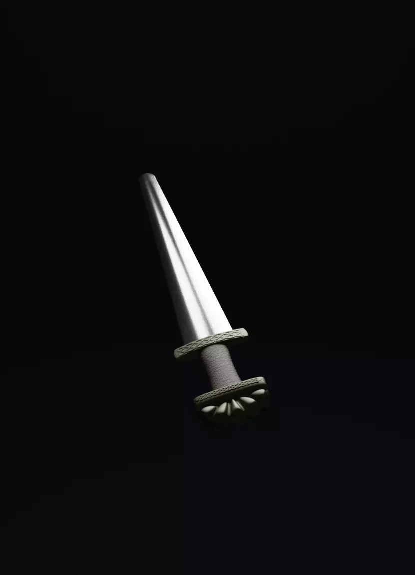 Viking sword 3D model_0