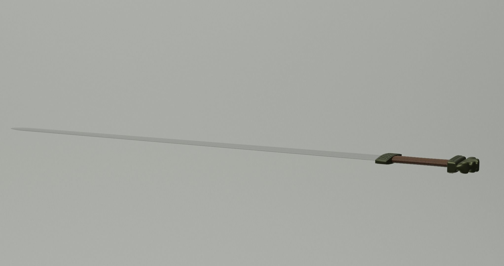 Viking sword 3D model_10