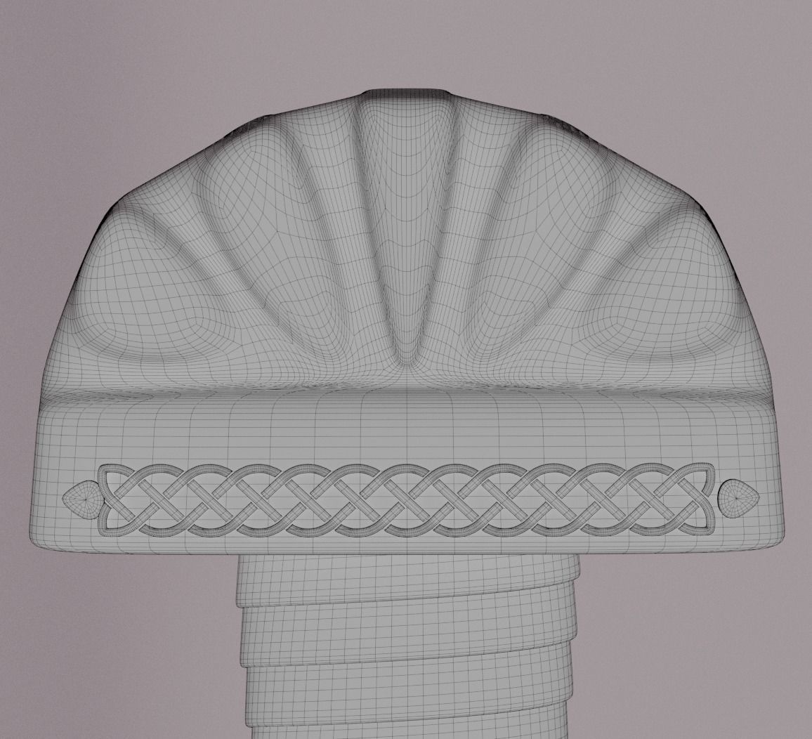 Viking sword 3D model_6