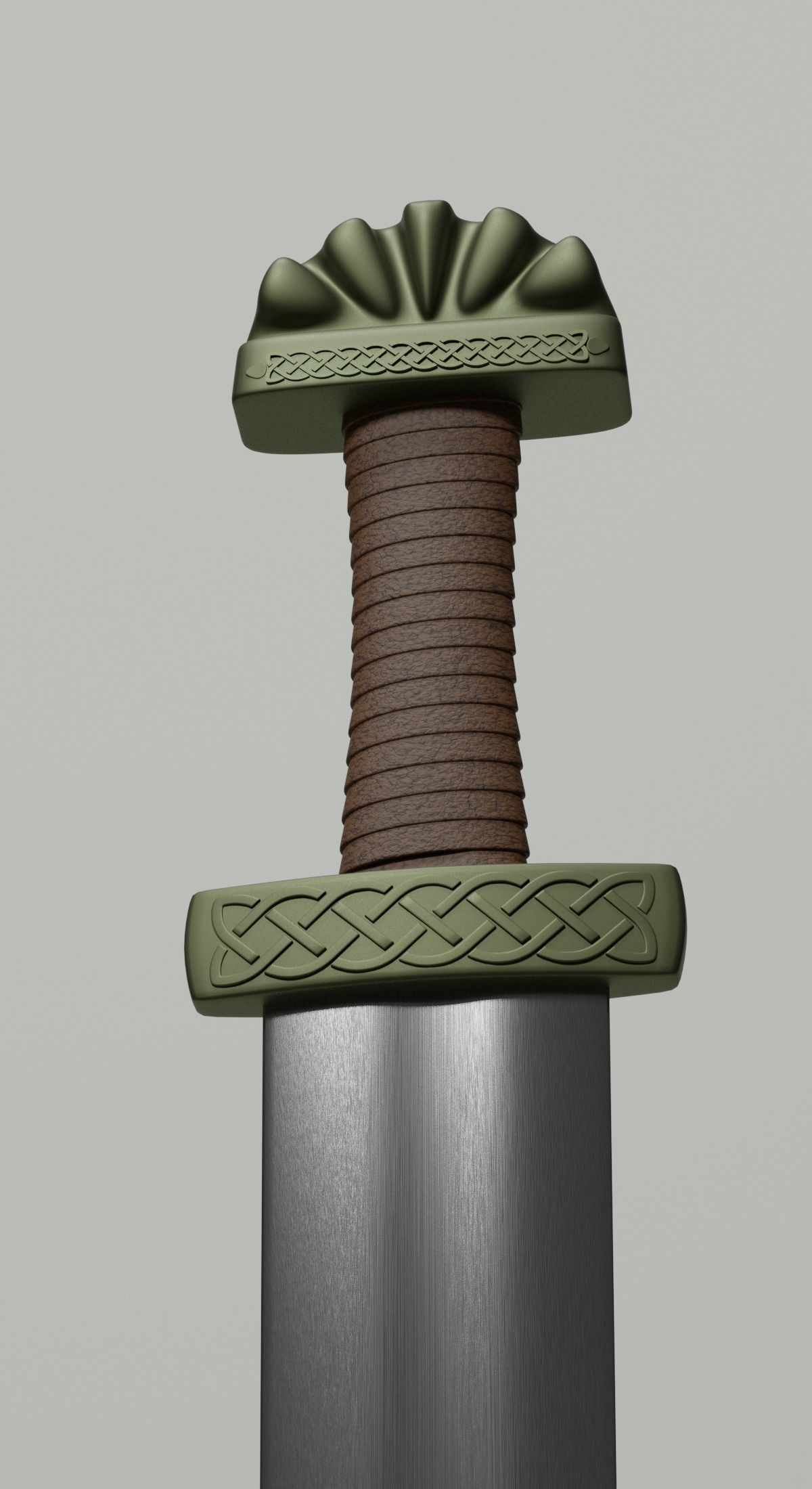 Viking sword 3D model_9