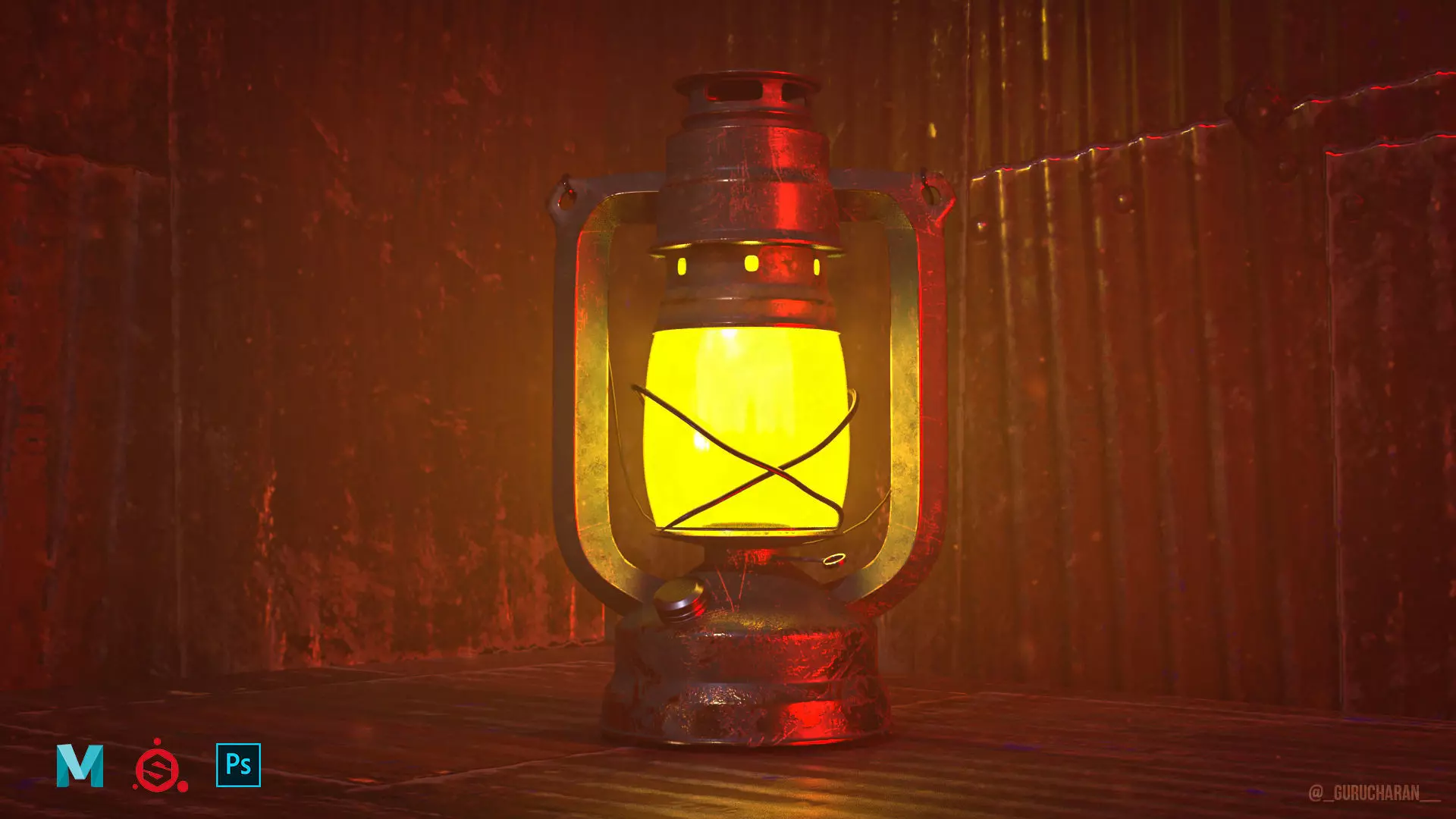 Lantern Free 3D model