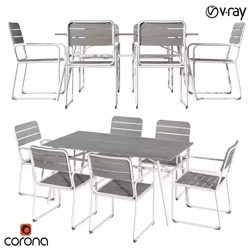 Outdoor light dinning set 