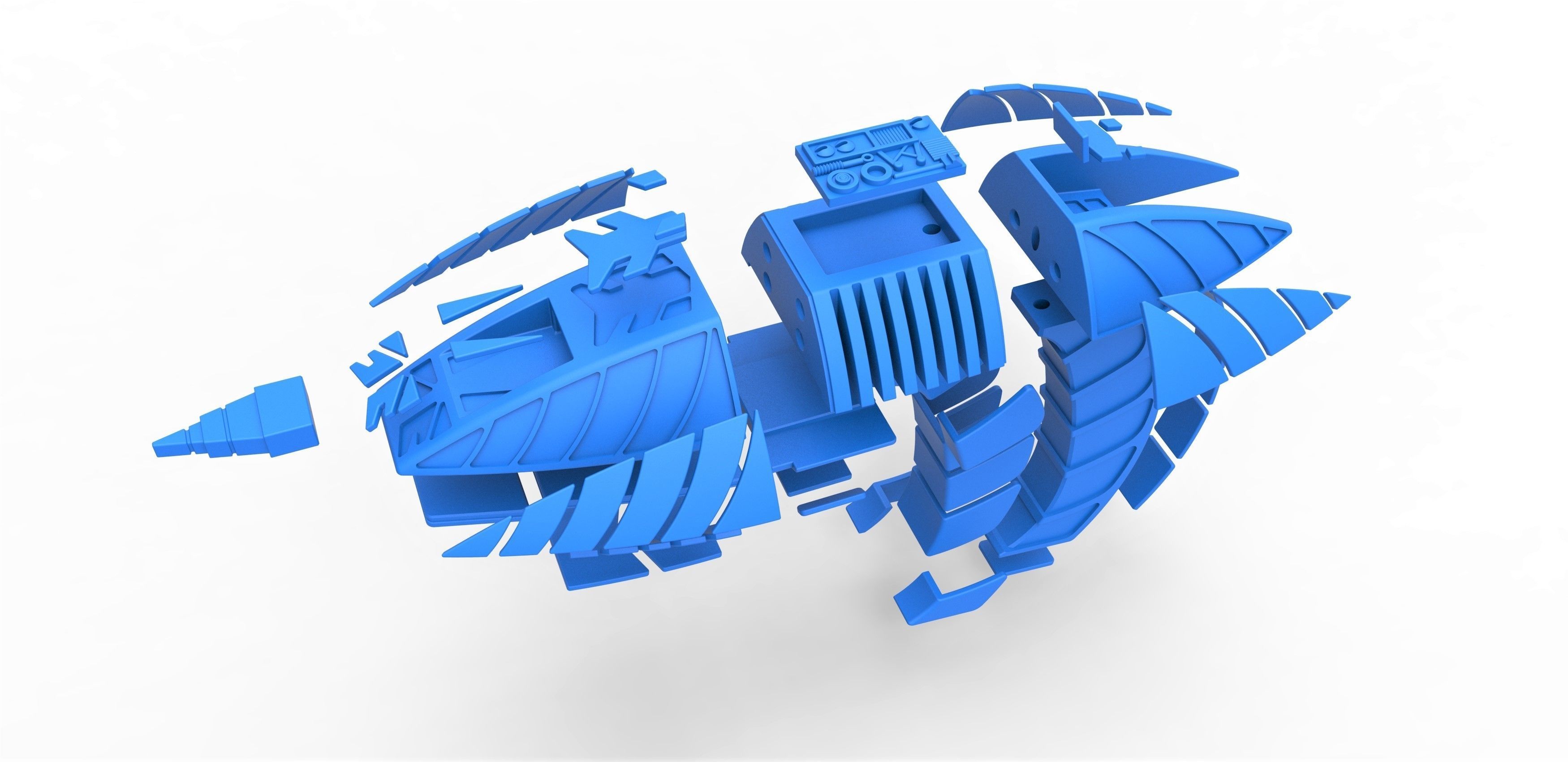 Cardassian phaser from Star Trek Deep Space Nine 3D print model_25