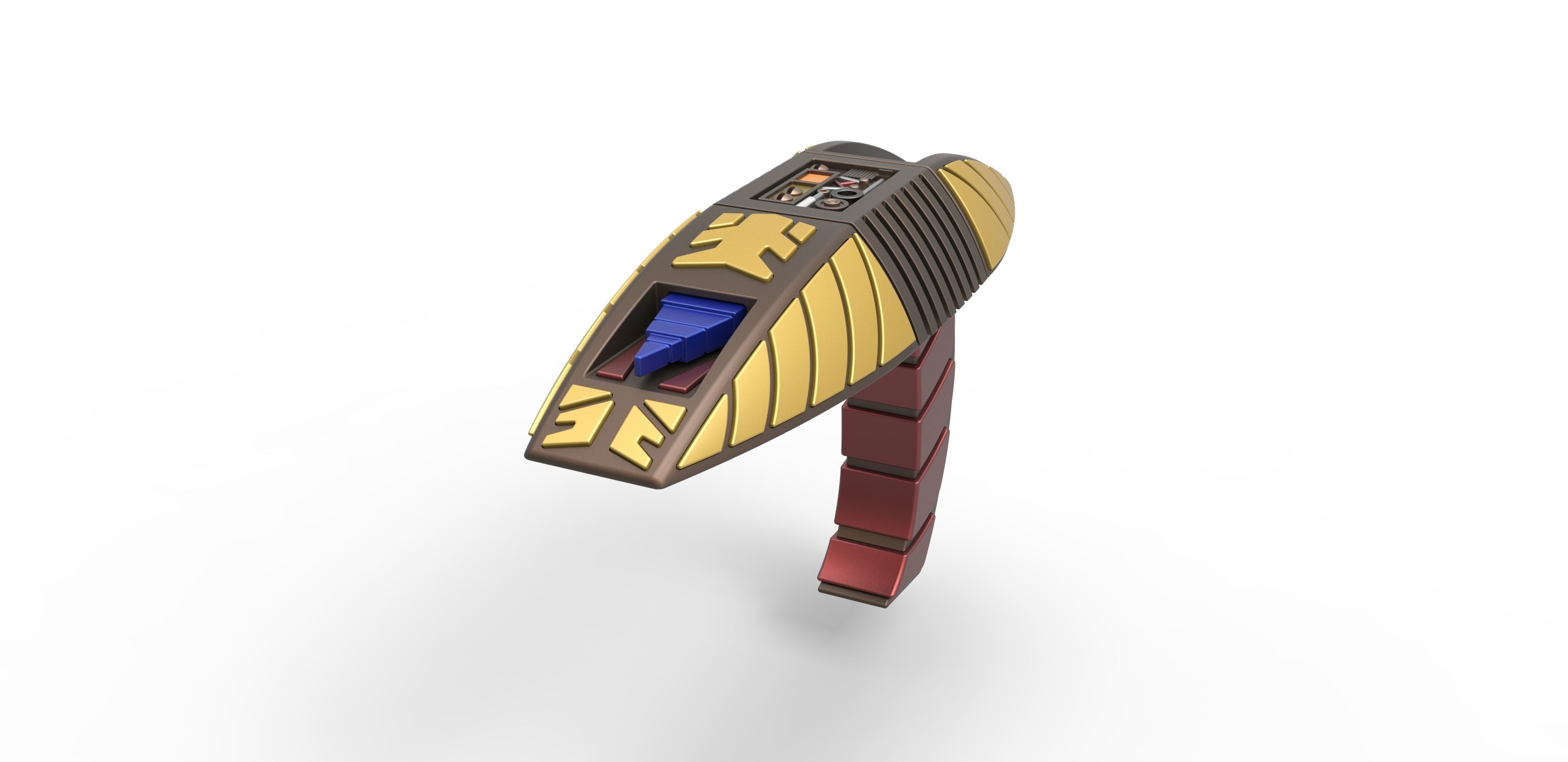 Cardassian phaser from Star Trek Deep Space Nine 3D print model_3