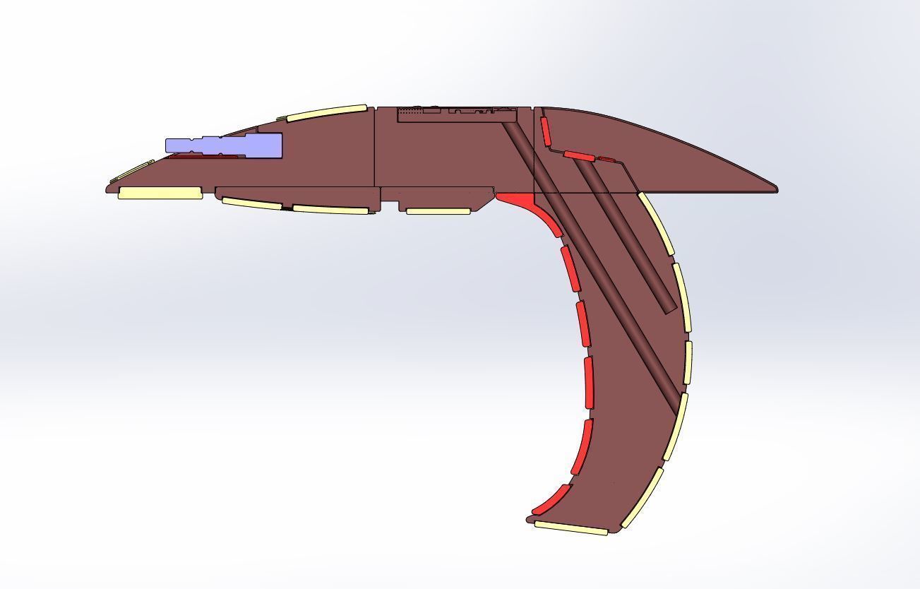 Cardassian phaser from Star Trek Deep Space Nine 3D print model_31