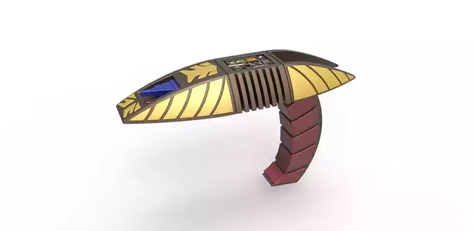 Cardassian phaser from Star Trek Deep Space Nine 3D print model