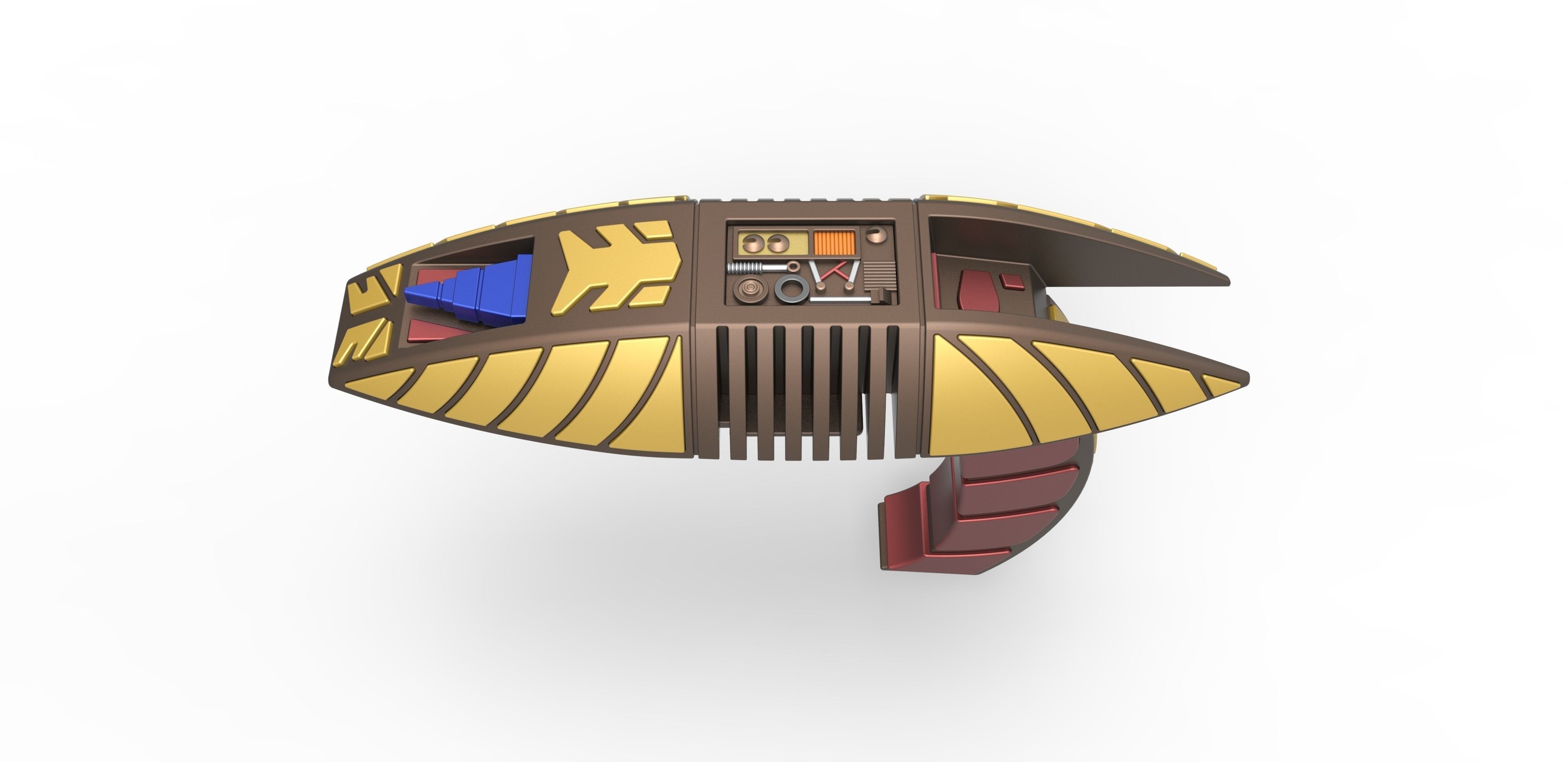 Cardassian phaser from Star Trek Deep Space Nine 3D print model_7