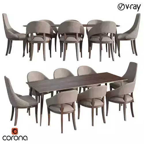 Long Dining Set 