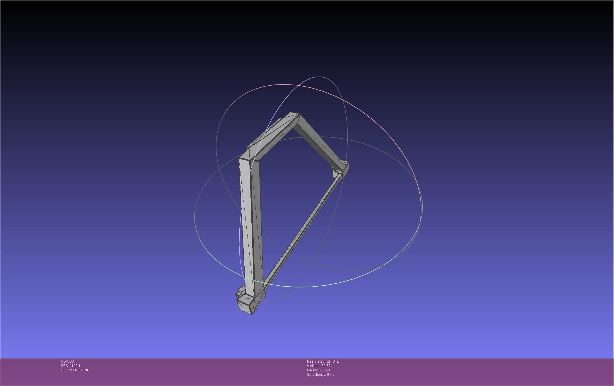 Basic Benchdesk Gpu Stabilizer Bracket 3D model 3D printable | CGTrader
