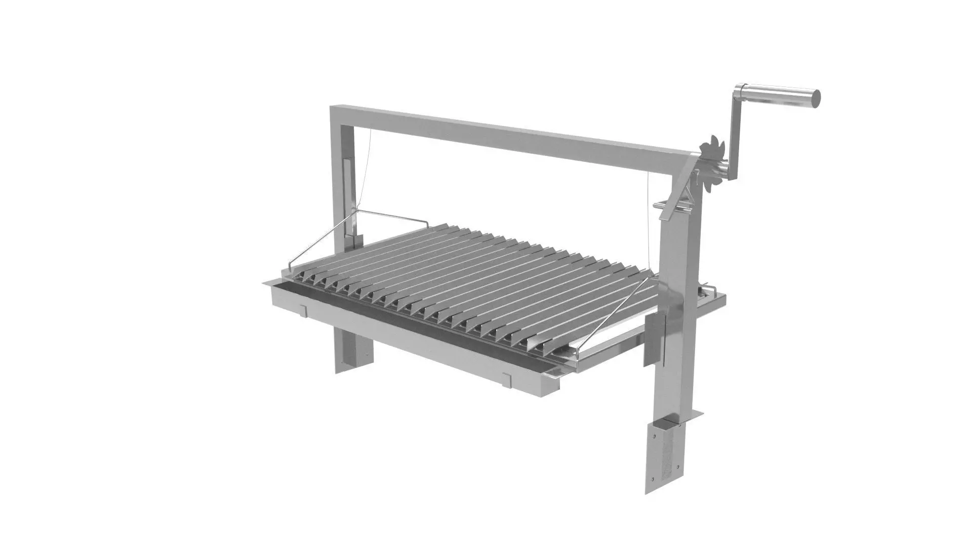 parrilla modelo sencilla 3D model