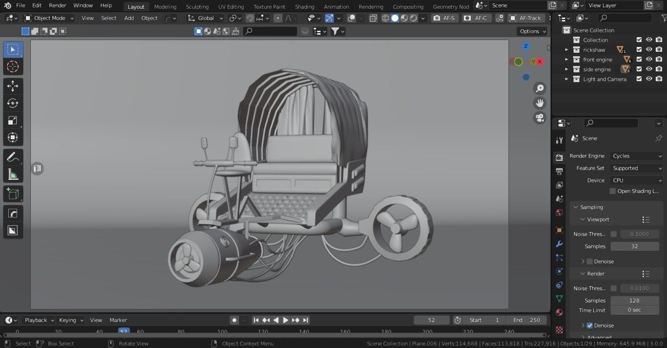 cyberpunk desi sci-fi vehicle 3d model with PBR texture 3D model_11