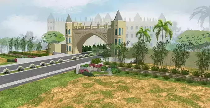 Spanish GATE Low-poly 3D model