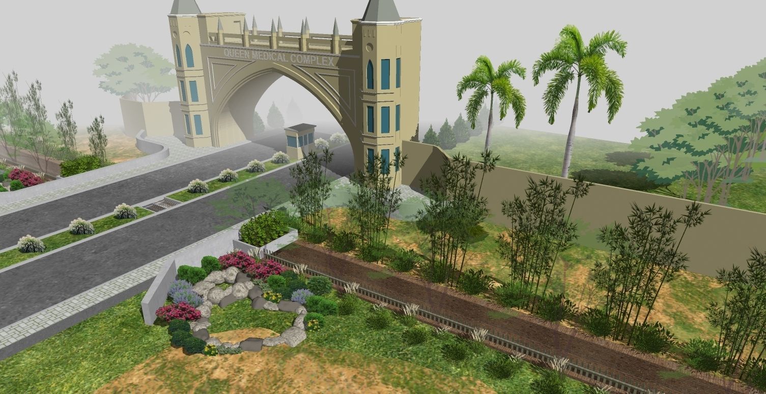 Spanish GATE Low-poly 3D model_3
