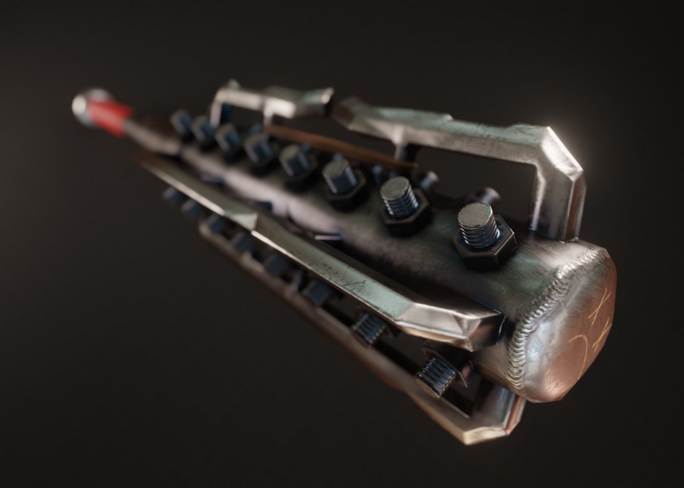 Survival Bat Low-poly 3D model_2