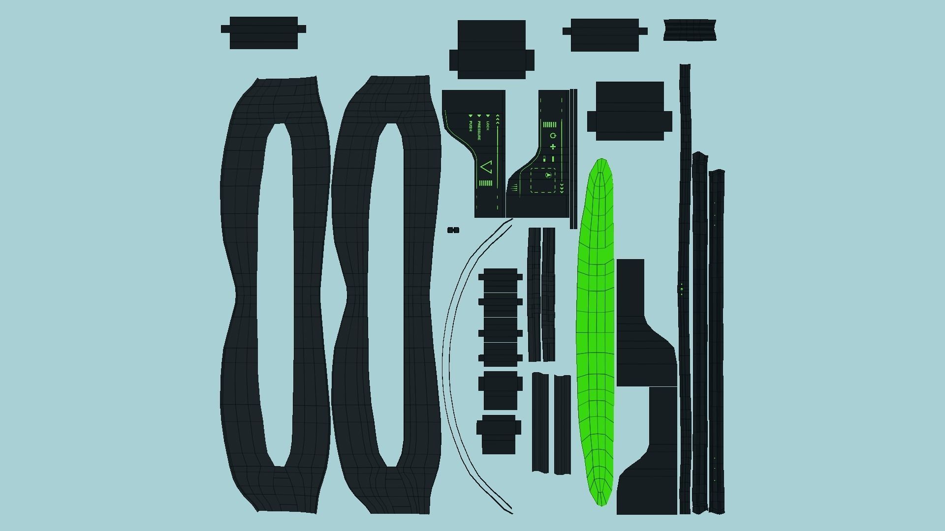 10 SciFi Glasses I Collection - Character Design Fashion _67