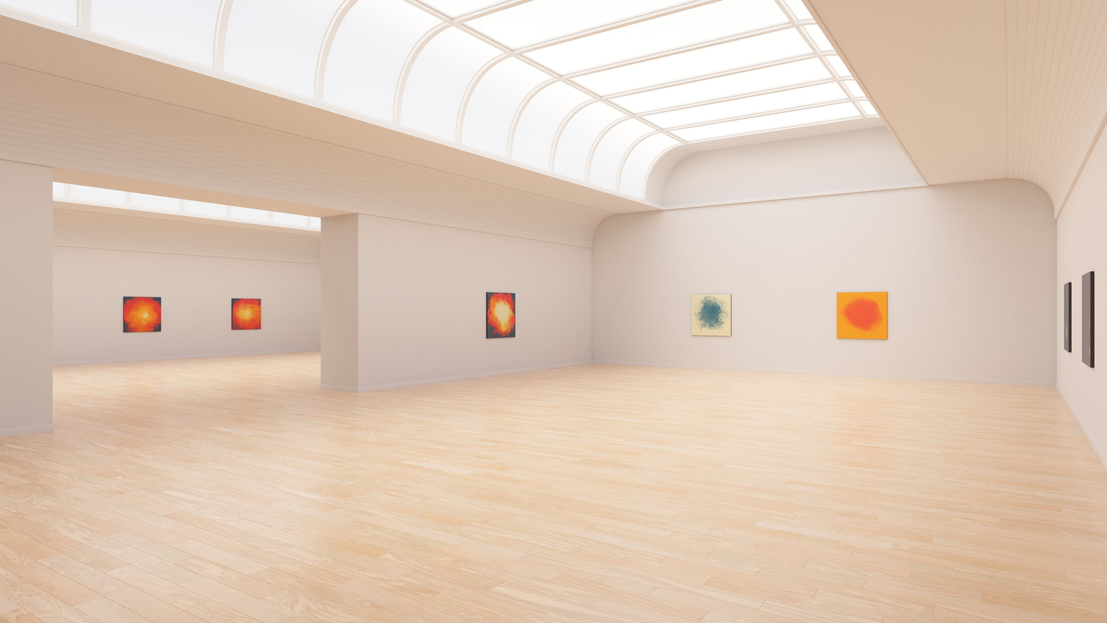 Art Museum Gallery Interior 24 Low-poly 3D model_11