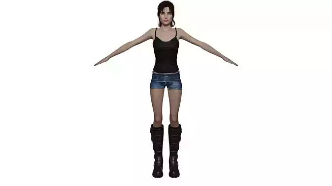 Game Ready Woman Rigged